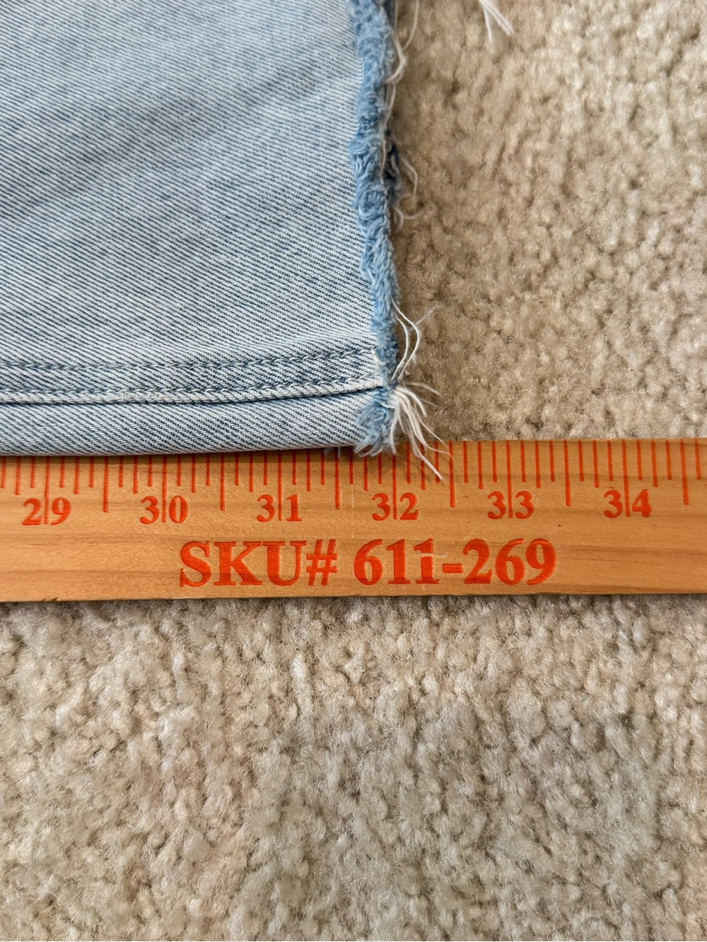 🔹 VERVET Los Angeles Distressed Wide Leg Jeans – Size 26 - Picture 8 of 8